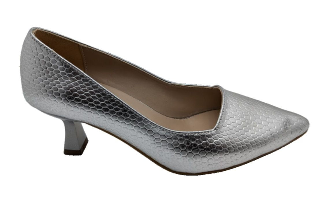 Çiğdem Kundura Velora Kadın Stiletto - Velora - GÜMÜŞ