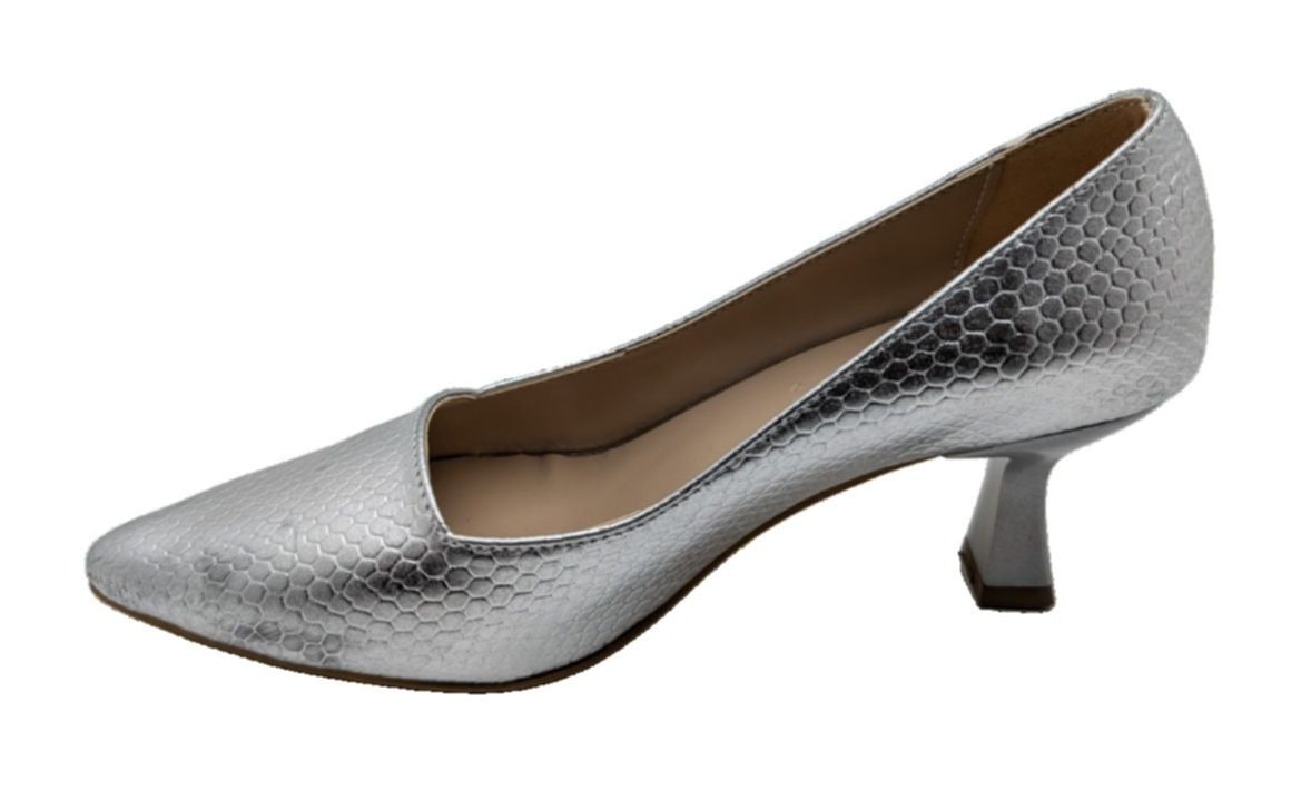 Çiğdem Kundura Velora Kadın Stiletto - Velora - GÜMÜŞ