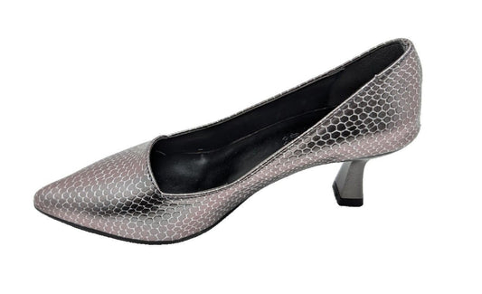 Çiğdem Kundura Velora Kadın Stiletto - Velora - PLATİN