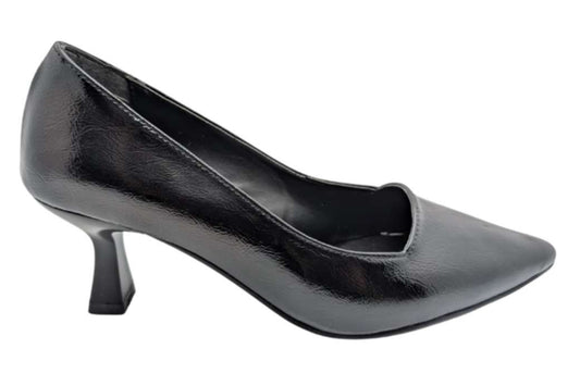 GraceStitch Kadın Suni Deri Stiletto - GraceStitch - SİYAH
