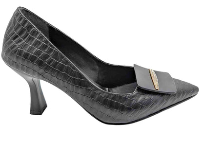 StarChic Kadın Suni Deri Stiletto - StarChic - SİYAH