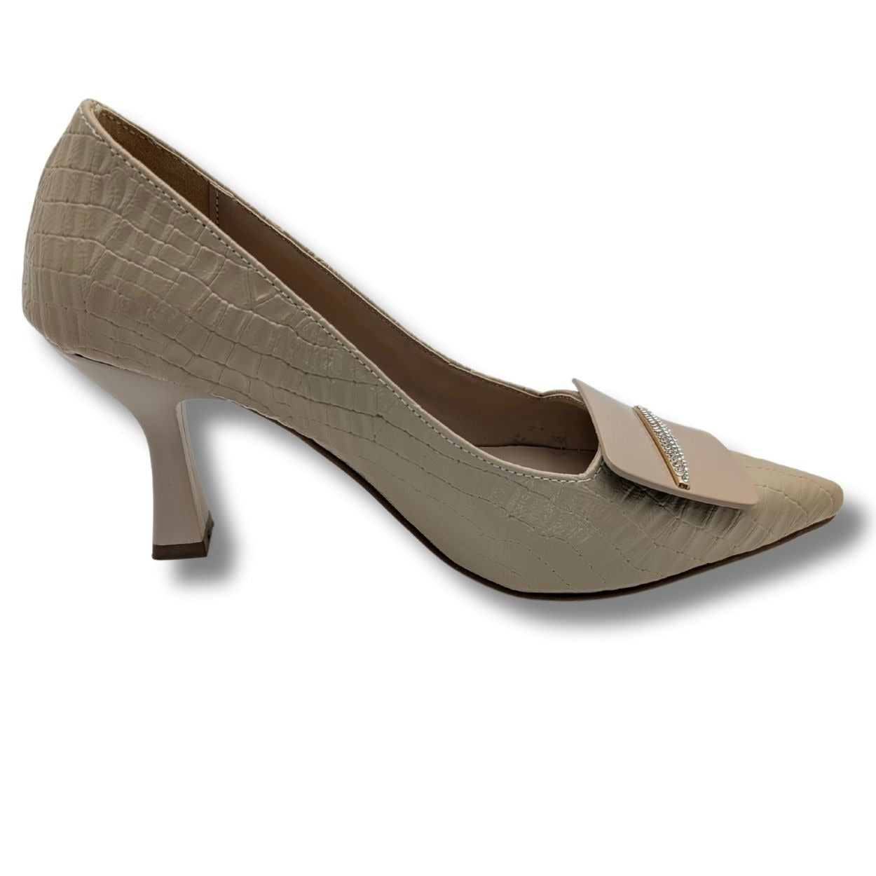 StarChic Kadın Suni Deri Stiletto - StarChic - BEJ