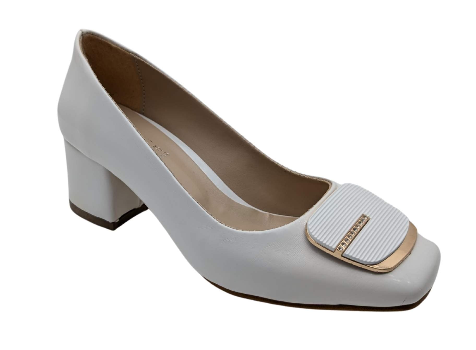 Elysian Heels Kadın Abiye Topuklu Babet - Elysian Heels - BEYAZ