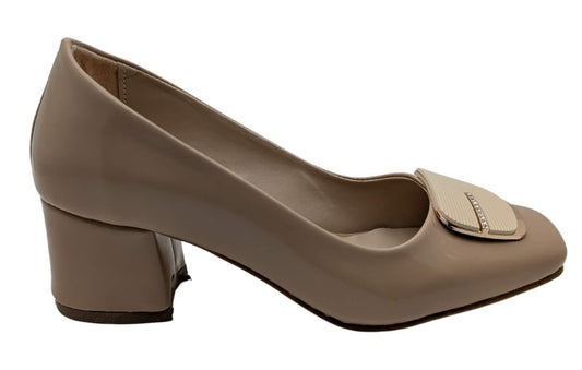 Elysian Heels Kadın Abiye Topuklu Babet - Elysian Heels - VİZON