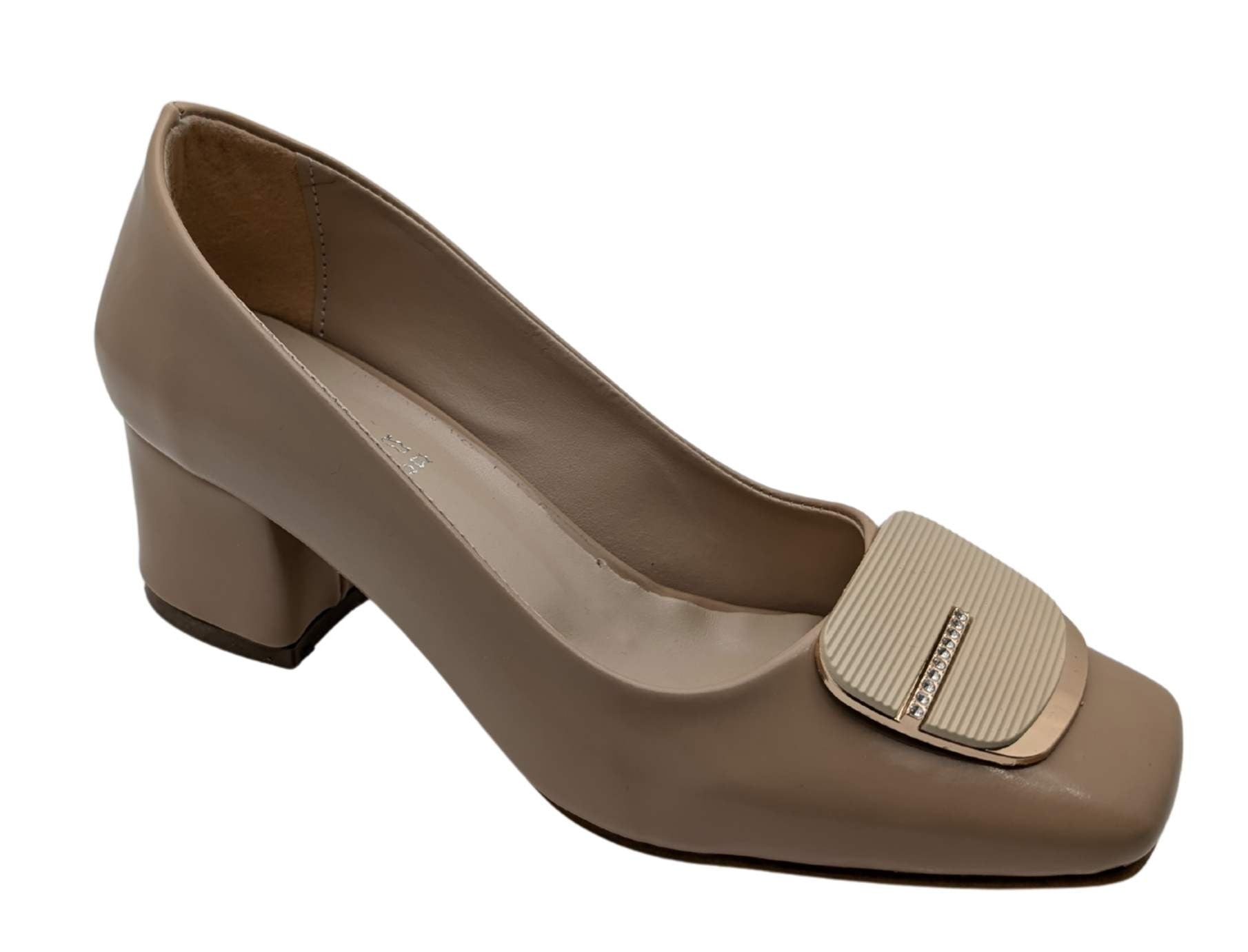 Elysian Heels Kadın Abiye Topuklu Babet - Elysian Heels - VİZON
