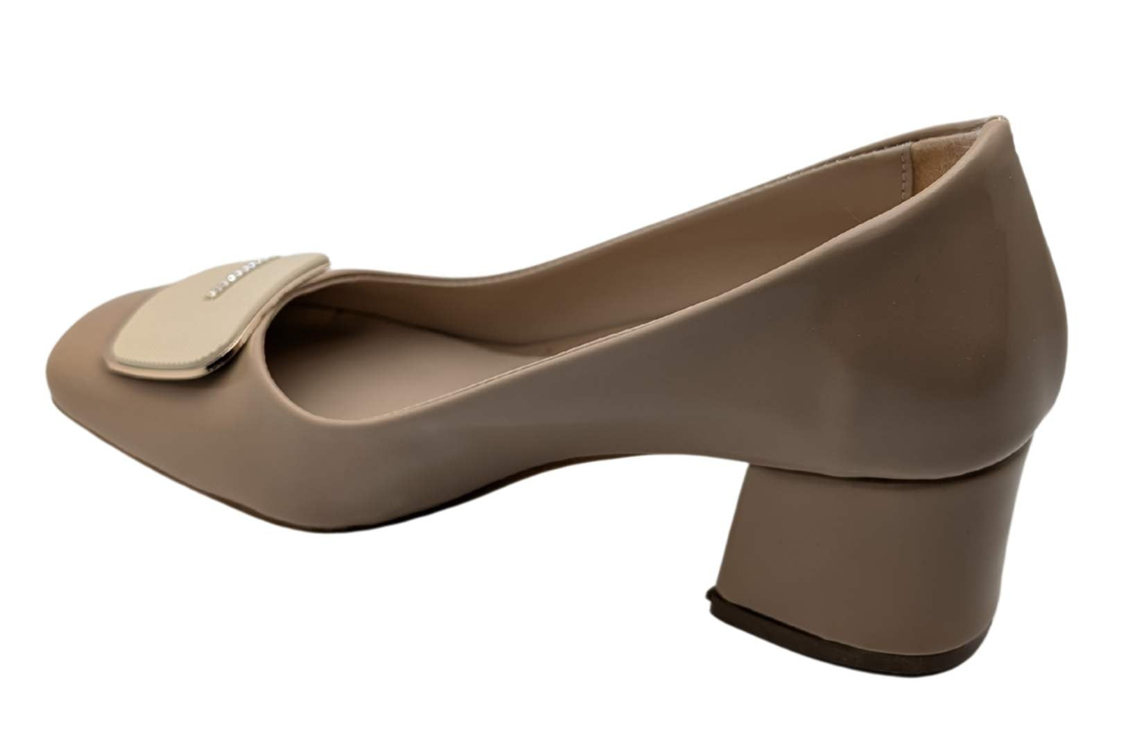 Elysian Heels Kadın Abiye Topuklu Babet - Elysian Heels - VİZON