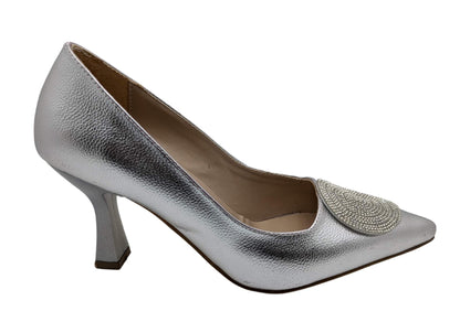 Rosella Heels Kadın Abiye Stiletto - Rosella Heels - GÜMÜŞ