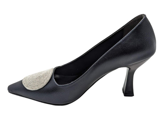 Rosella Heels Kadın Abiye Stiletto - Rosella Heels - SİYAH