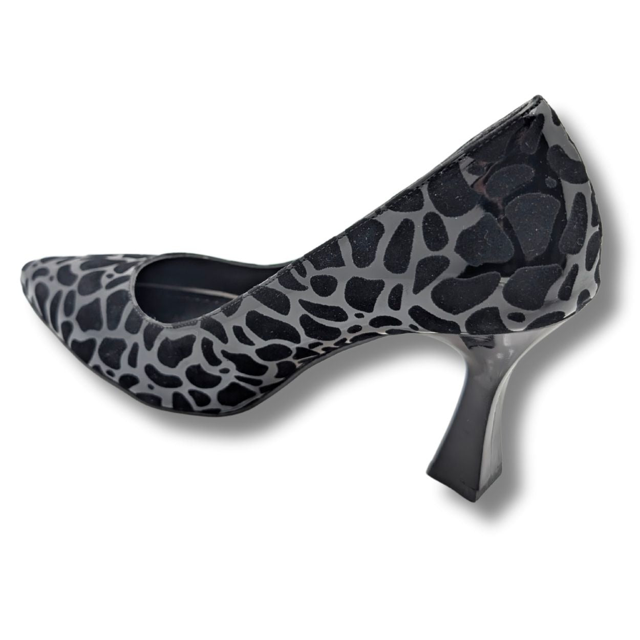 Zivanta Leopar Desenli Kadın Stiletto - Zivanta - SİYAH