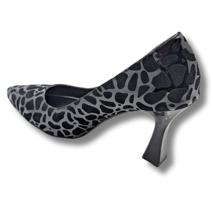 Zivanta Leopar Desenli Kadın Stiletto - Zivanta - SİYAH