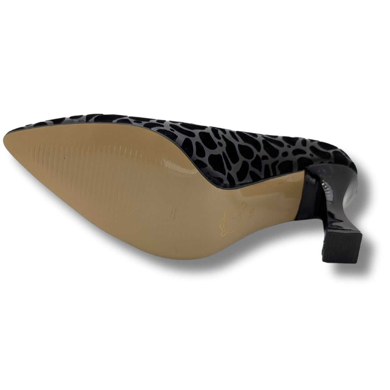 Zivanta Leopar Desenli Kadın Stiletto - Zivanta - SİYAH