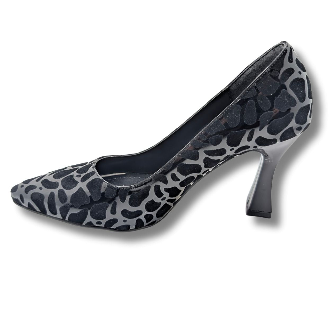 Zivanta Leopar Desenli Kadın Stiletto - Zivanta - SİYAH