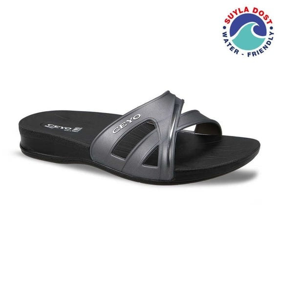 Ceyo 9942 Kadın Ortopedik Terlik - 9942 - GRİ