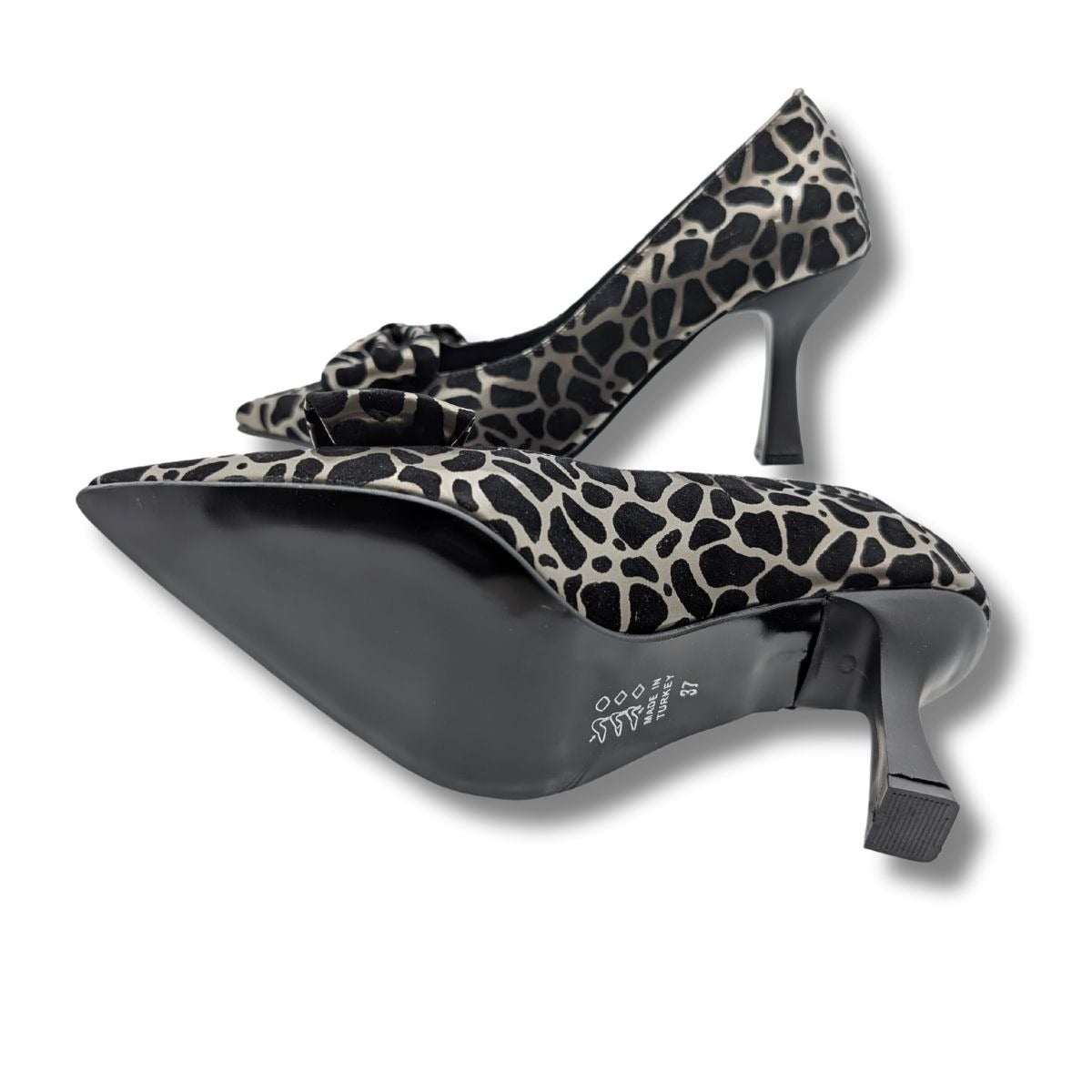 Mancharela Kadın Leopar Desenli Stiletto Ayakkabı - Mancharela - LEOPAR