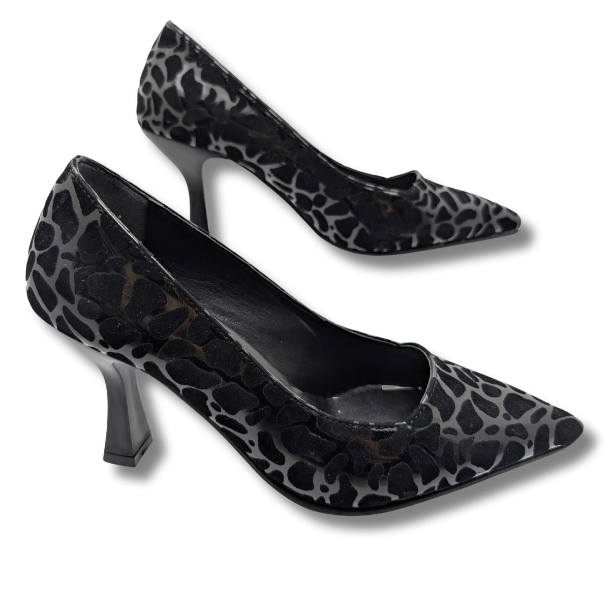 Stralende Kadın Leopar Desenli Stiletto - Stralende - SİYAH