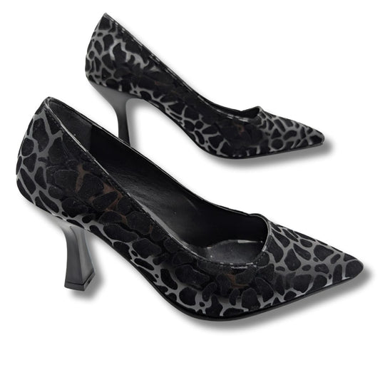 Stralende Kadın Leopar Desenli Stiletto - Stralende - SİYAH