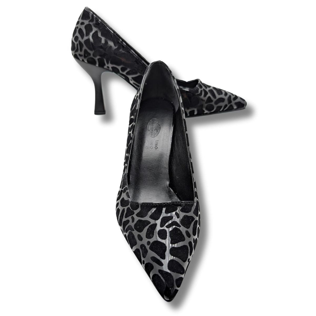 Stralende Kadın Leopar Desenli Stiletto - Stralende - SİYAH
