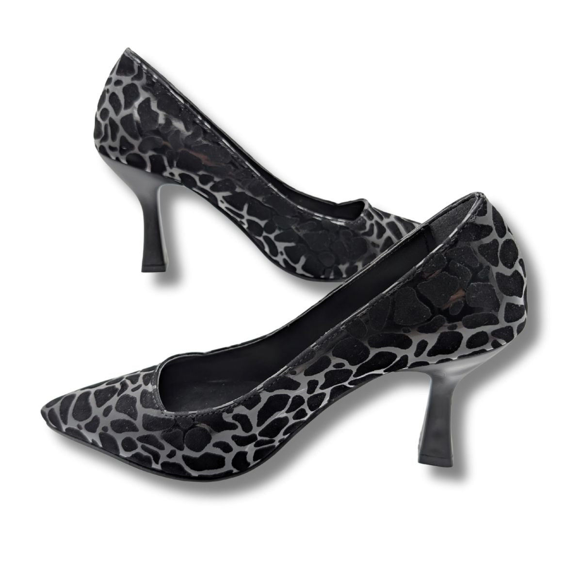 Stralende Kadın Leopar Desenli Stiletto - Stralende - SİYAH