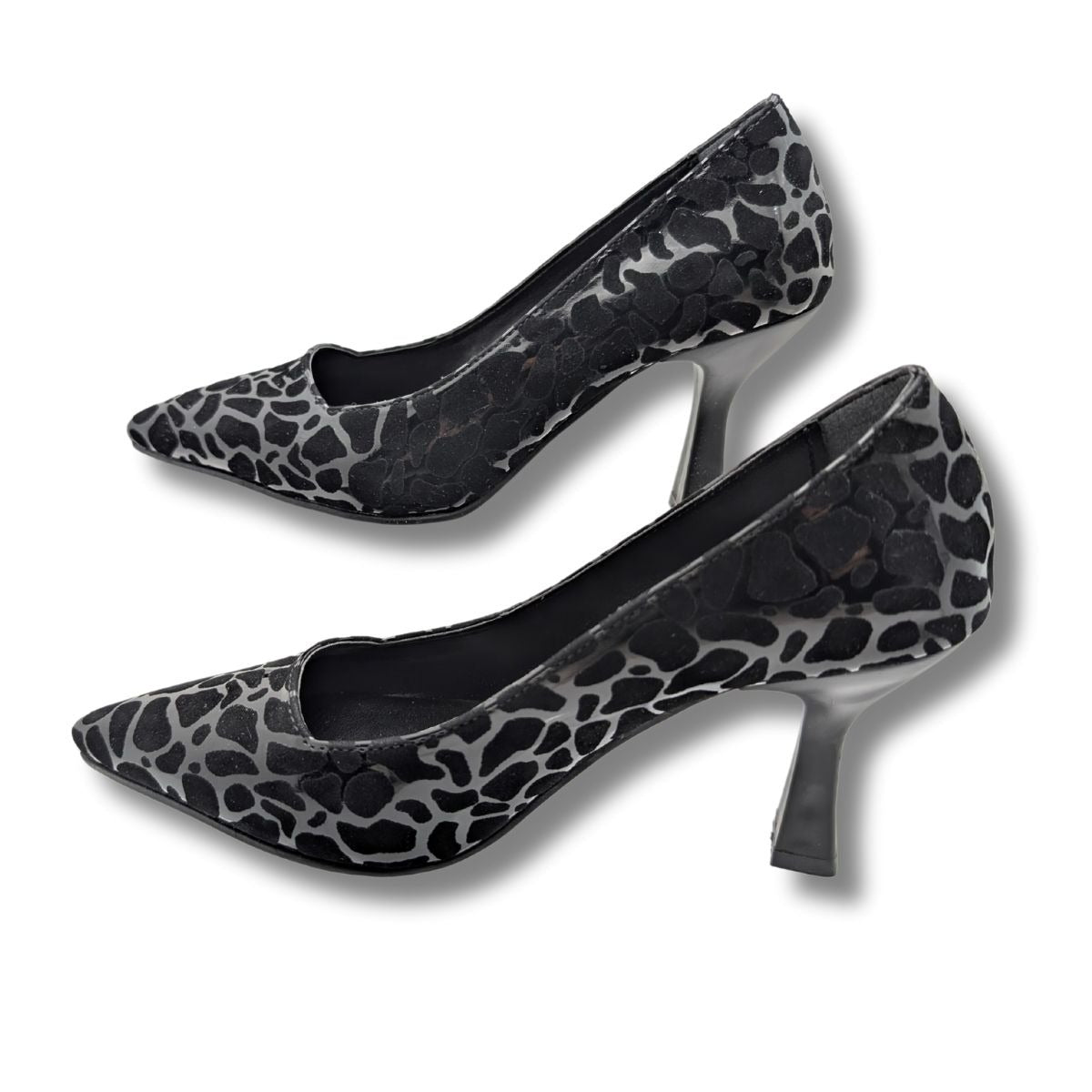 Stralende Kadın Leopar Desenli Stiletto - Stralende - SİYAH