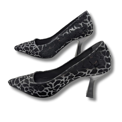 Stralende Kadın Leopar Desenli Stiletto - Stralende - SİYAH