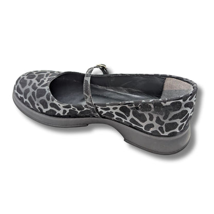 Allure - Şık ve Konforlu Kadın Leopar Desenli Babet - Allure - SİYAH