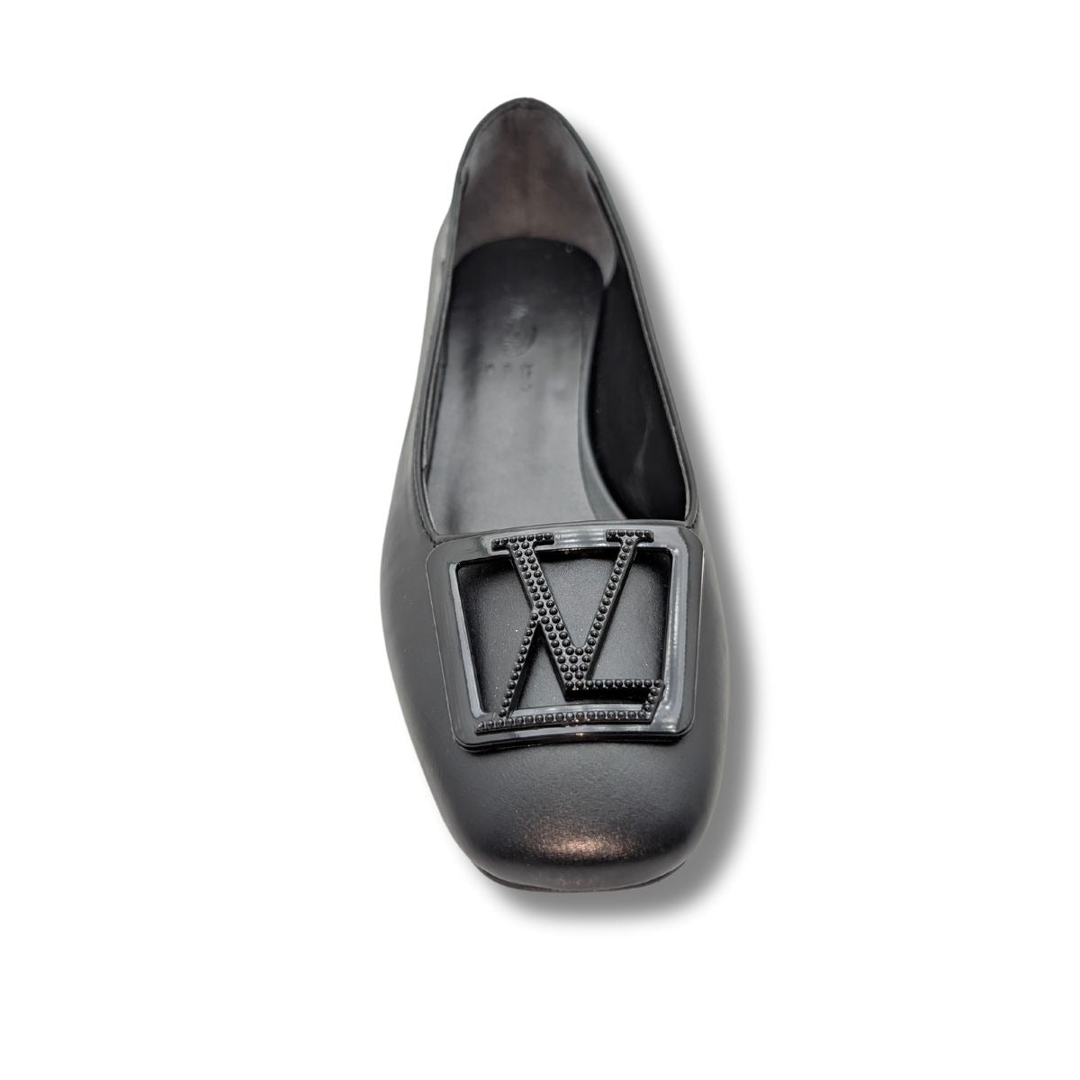 Raffinee - Zarif ve Konforlu Kadın Topuklu Babet - Raffinee - SİYAH