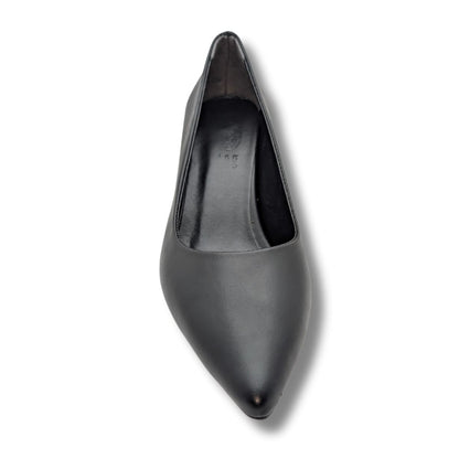 Amour - Suni Deri Kadın Stiletto - Amour - SİYAH