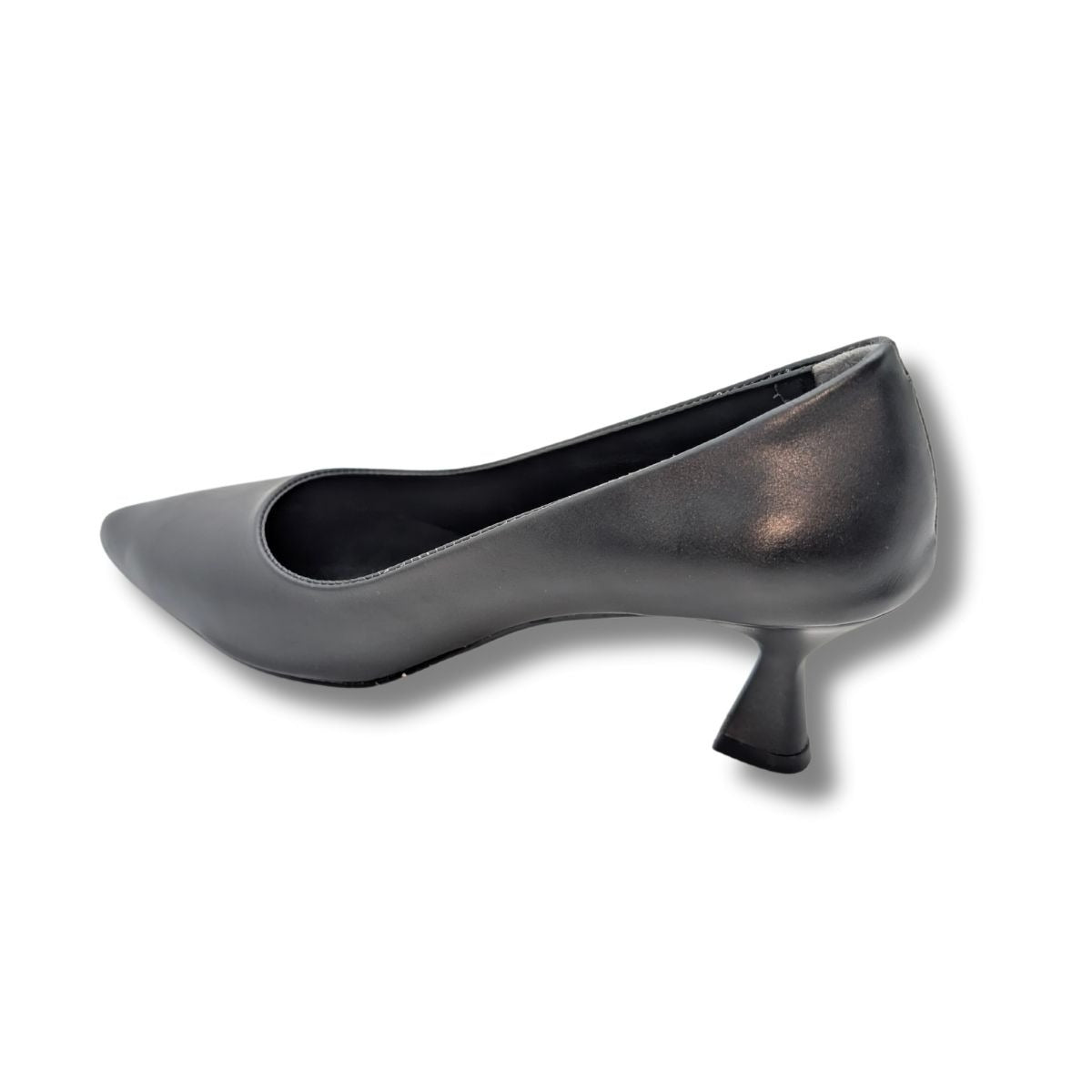 Amour - Suni Deri Kadın Stiletto - Amour - SİYAH