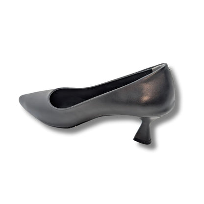 Amour - Suni Deri Kadın Stiletto - Amour - SİYAH