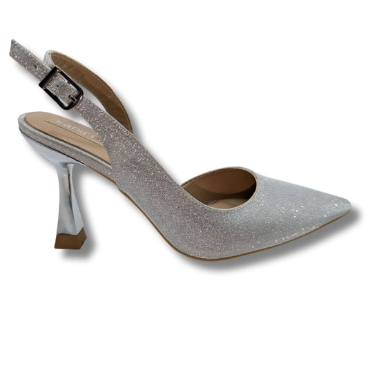 Gratia - Abiye Taşlı Stiletto - Gratia - GÜMÜŞ