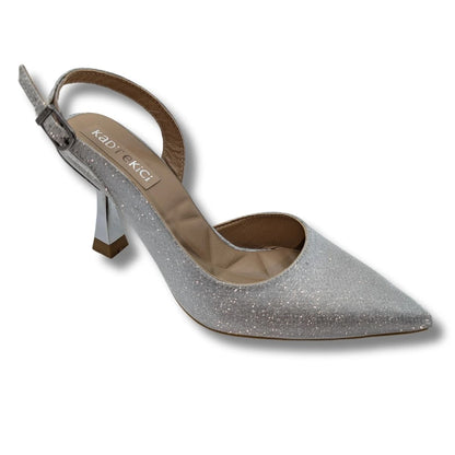 Gratia - Abiye Taşlı Stiletto - Gratia - GÜMÜŞ