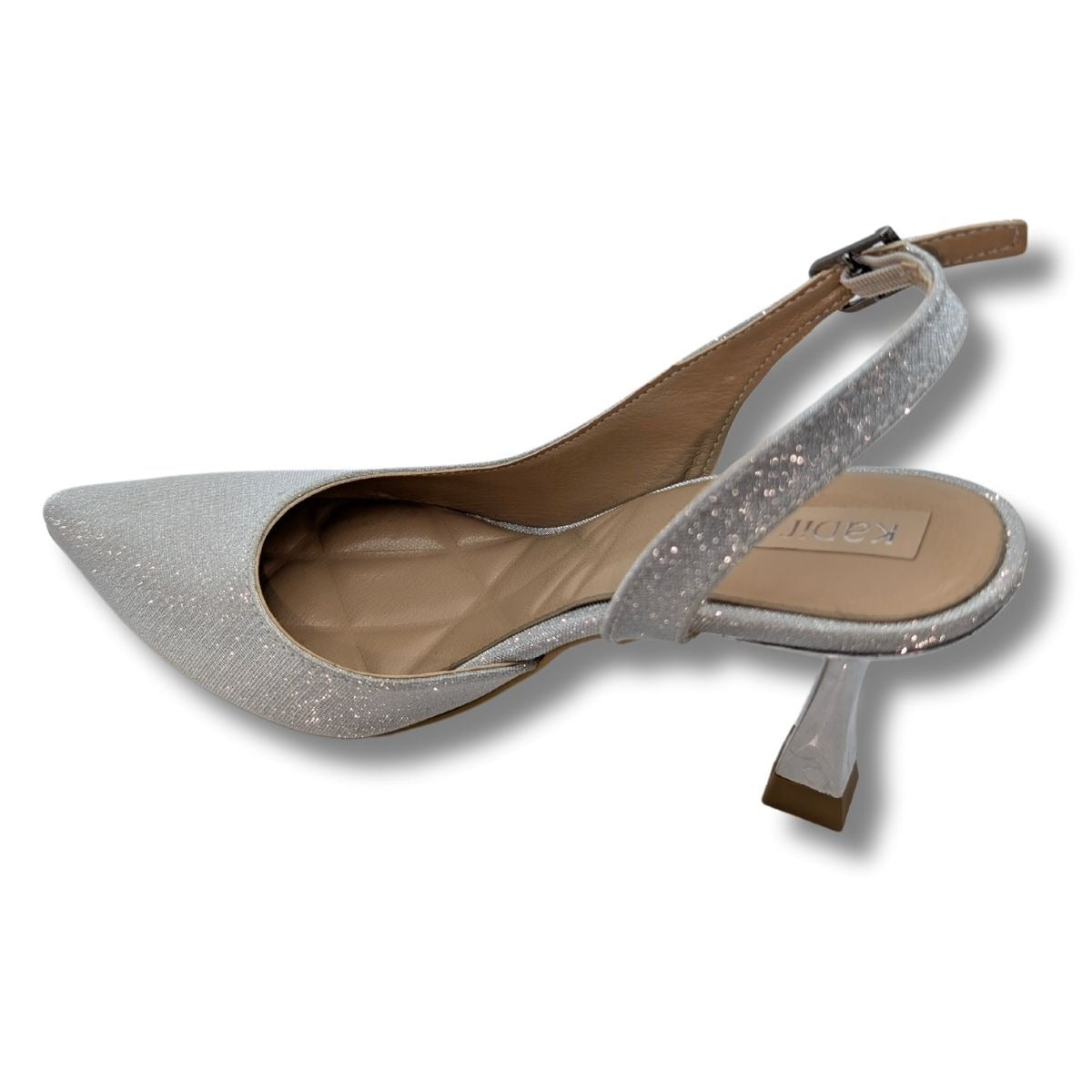 Gratia - Abiye Taşlı Stiletto - Gratia - GÜMÜŞ