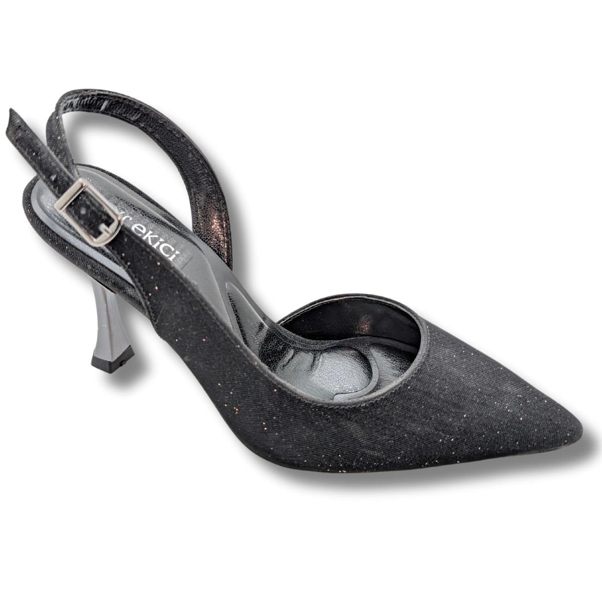 Gratia - Abiye Taşlı Stiletto - Gratia - SİYAH
