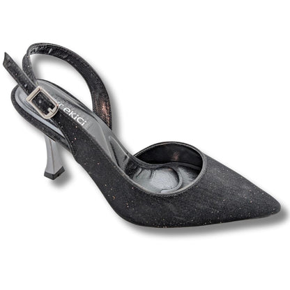Gratia - Abiye Taşlı Stiletto - Gratia - SİYAH