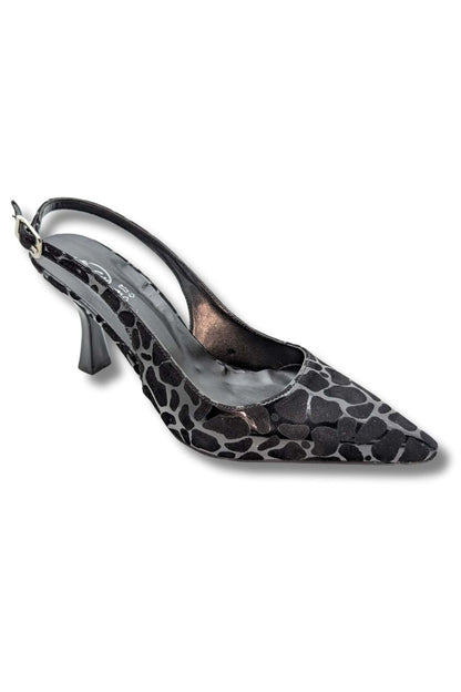 Hildegard - Arkası Açık Stiletto - Hildegard - SİYAH