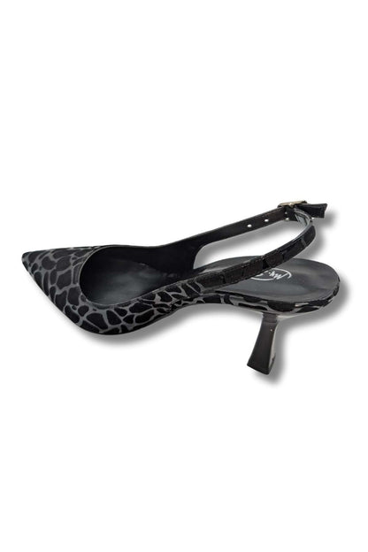 Hildegard - Arkası Açık Stiletto - Hildegard - SİYAH