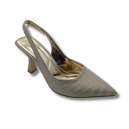 Ysabella | Arkası Açık Abiye Stiletto - Ysabella - ALTIN