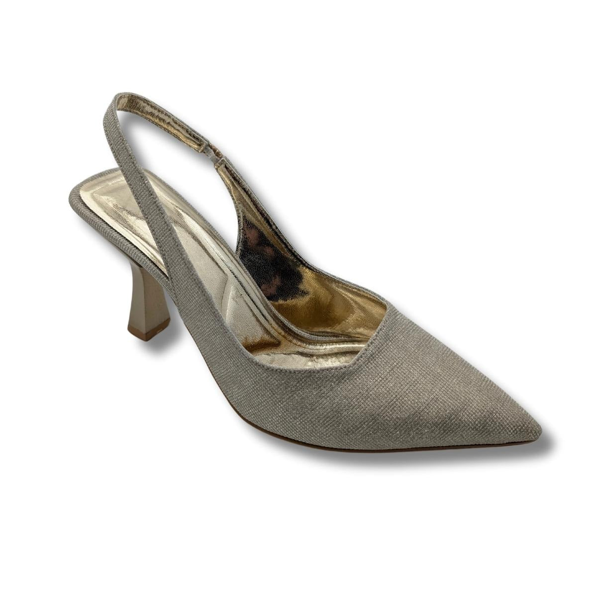 Ysabella | Arkası Açık Abiye Stiletto - Ysabella - ALTIN