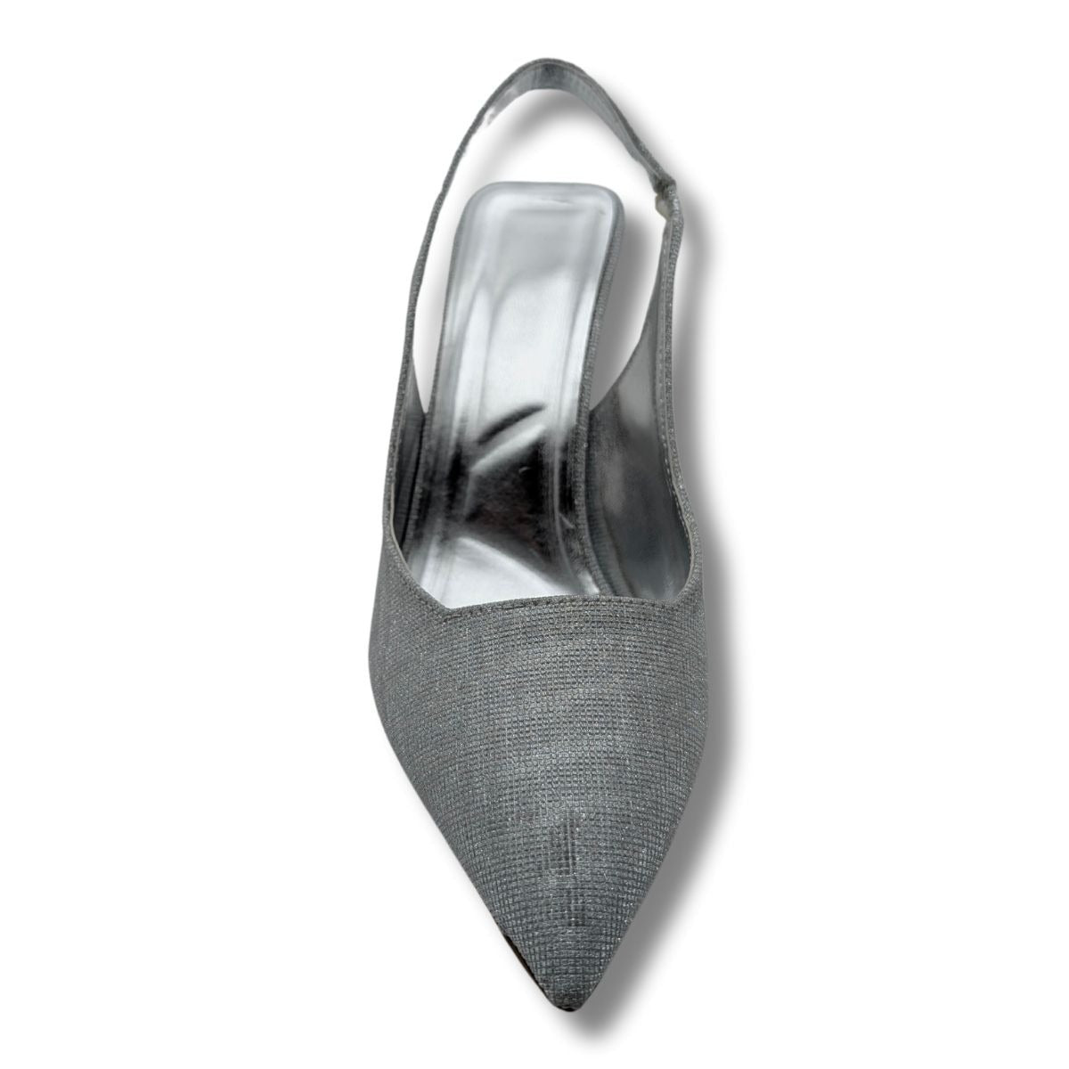 Ysabella | Arkası Açık Abiye Stiletto - Ysabella - GÜMÜŞ