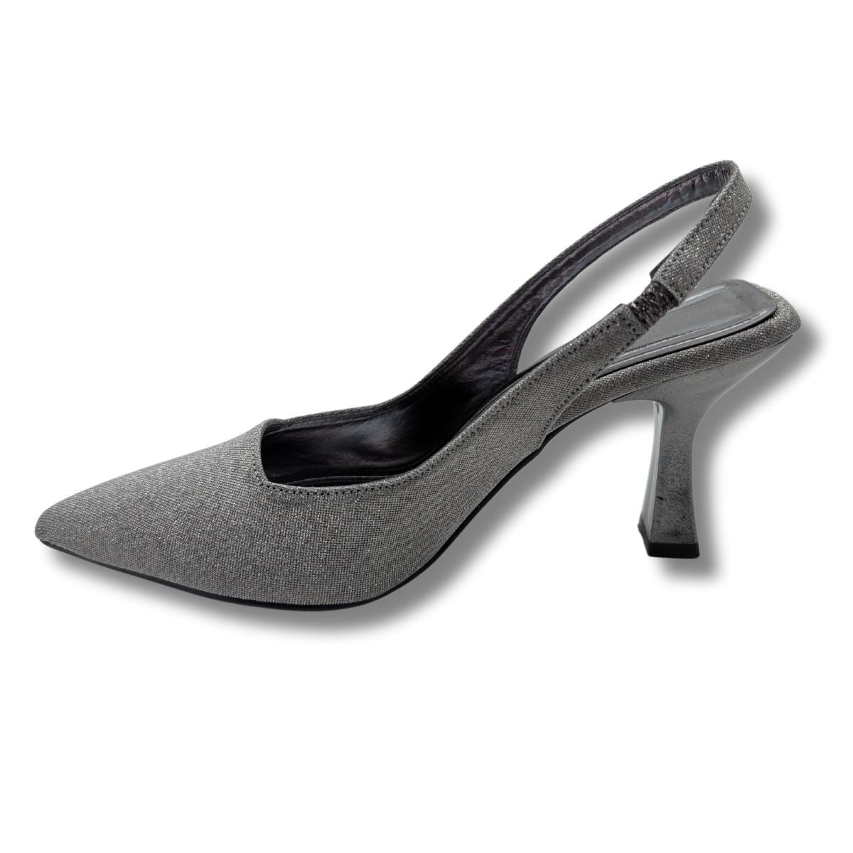 Ysabella | Arkası Açık Abiye Stiletto - Ysabella - PLATİN