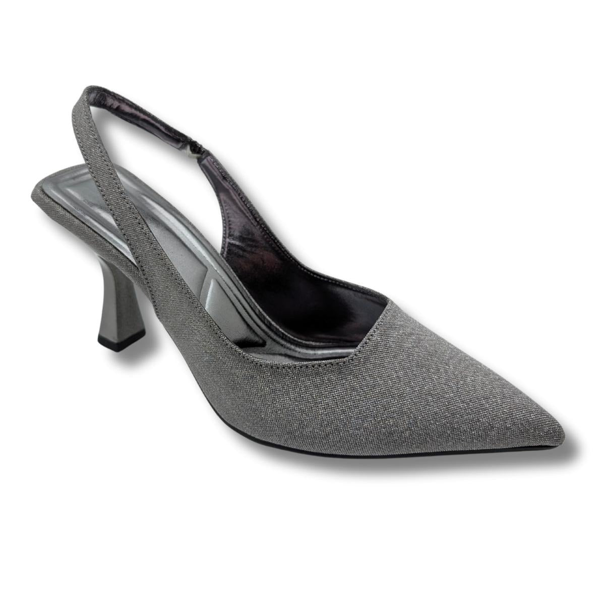 Ysabella | Arkası Açık Abiye Stiletto - Ysabella - PLATİN