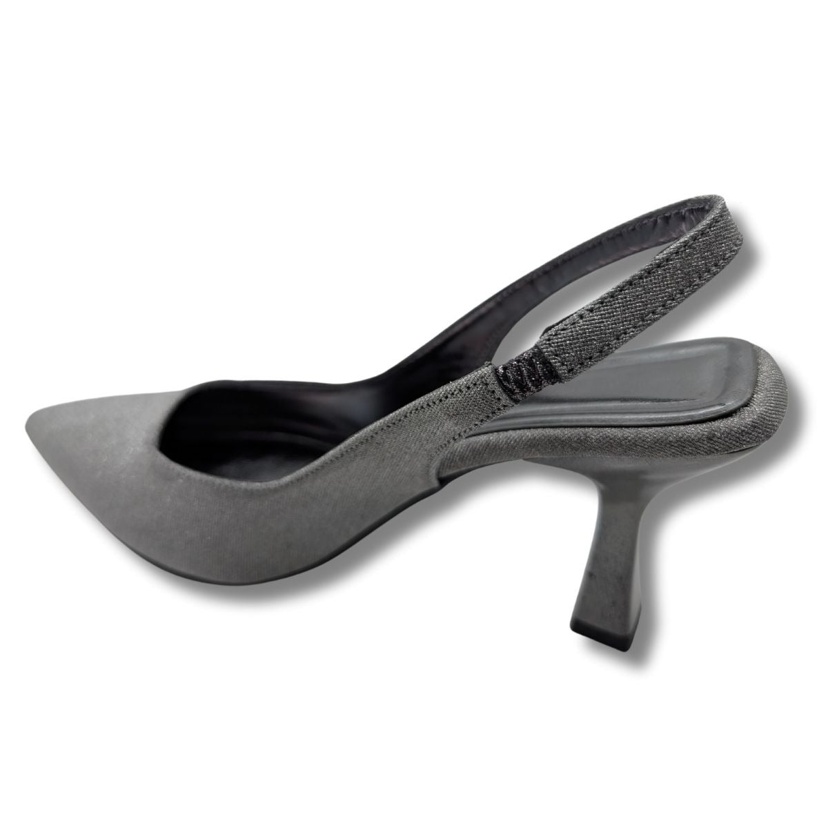 Ysabella | Arkası Açık Abiye Stiletto - Ysabella - PLATİN