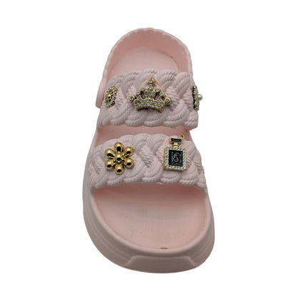 FloraFlex | Kadın Eva Lastik Sandalet - FloraFlex - PUDRA