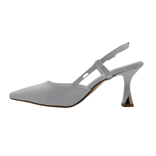Zenna | Kadın Arkası Açık Stiletto - Zenna - BEYAZ