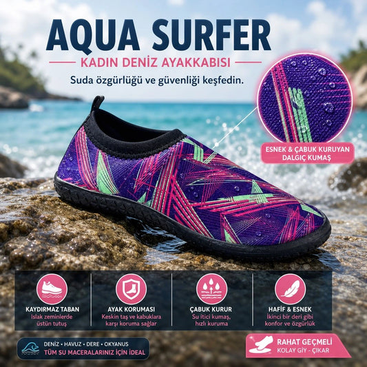 Aqua Surfer | Unisex Deniz Ayakkabısı - LACİVERT
