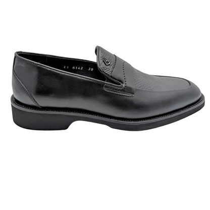 GALLER - 6142 | Hakiki Deri Erkek Klasik Loafer - SİYAH