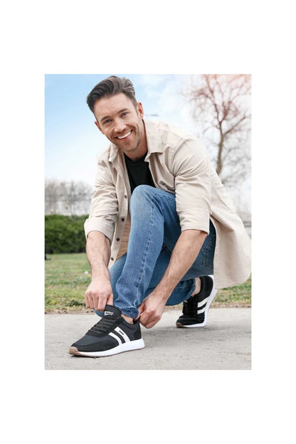 Jump - 26396 | Erkek Spor Ayakkabısı - JUMP - 26396 - SİYAH-BEYAZ