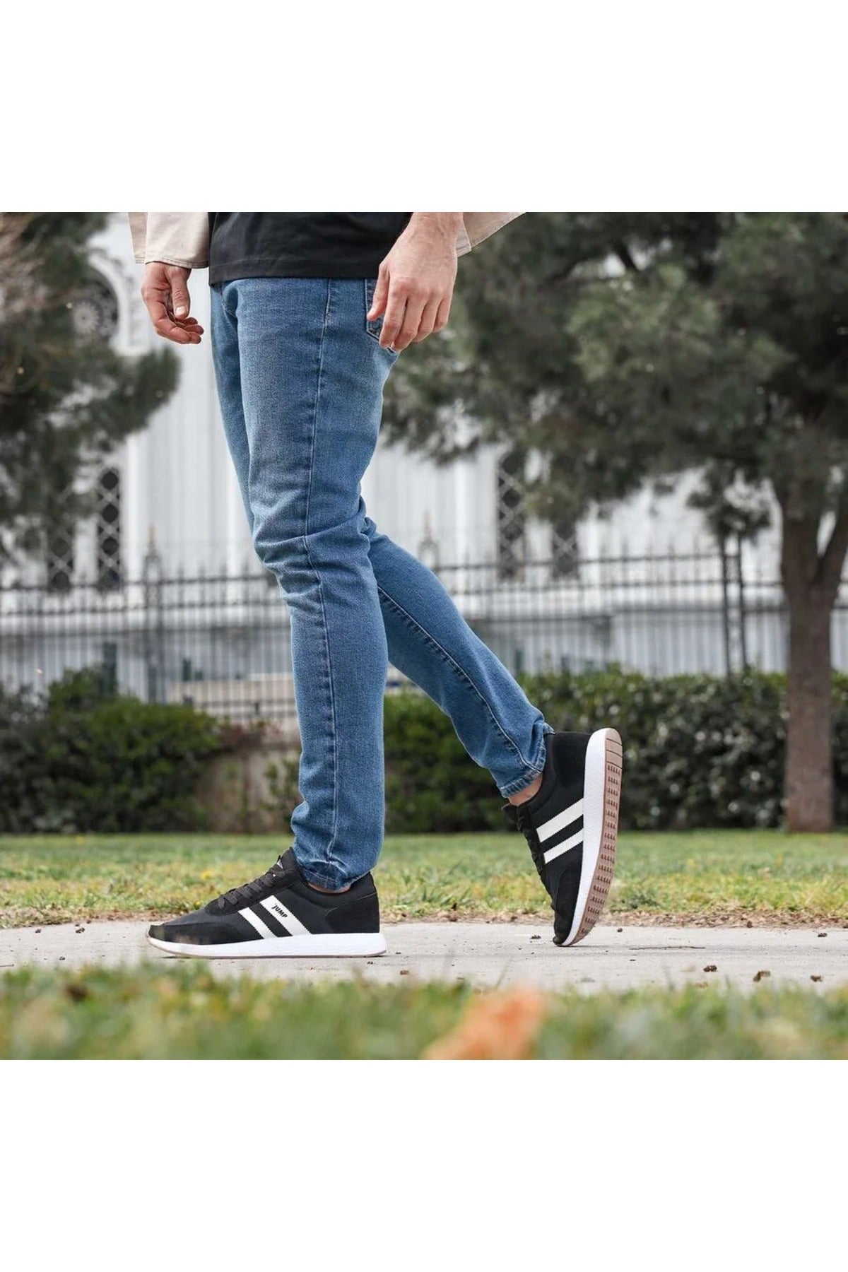 Jump - 26396 | Erkek Spor Ayakkabısı - JUMP - 26396 - SİYAH-BEYAZ