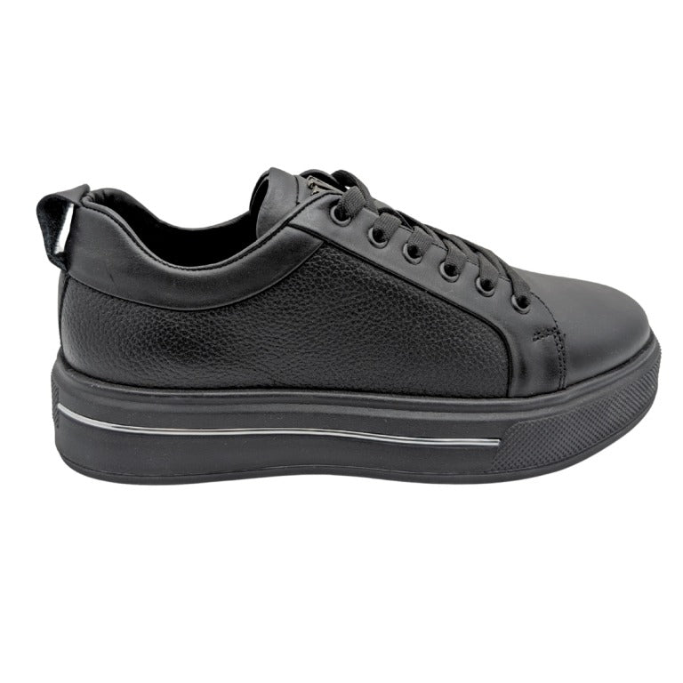 Voyager - M054 | Erkek Ortopedik Hakiki Deri Casual Ayakkabı - VOYAGER - M054 - SİYAH
