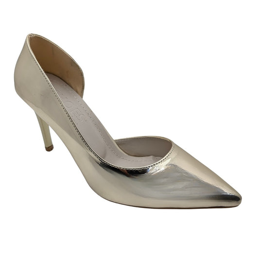 Delyth | Dekolteli Stiletto Ayakkabı - ÇİĞDEM KUNDURA - Delyth - WHITE GOLD